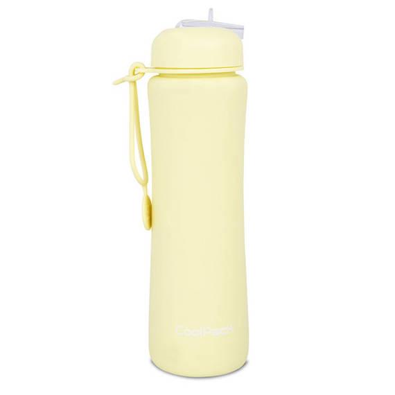 BIDON SILIKONOWY CP PUMP - 600 ml - PASTEL / POWDER YELLOW