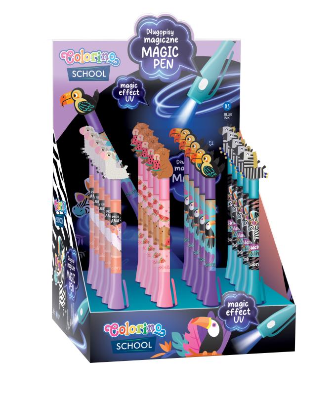 DŁUGOPIS PATIO MAGICZNY UV GIRLS A/20 COLORINO