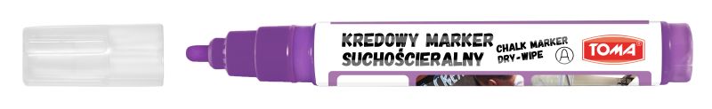 MARKER SUCHOŚC.KREDOWY 4,5MM FIOLETOW