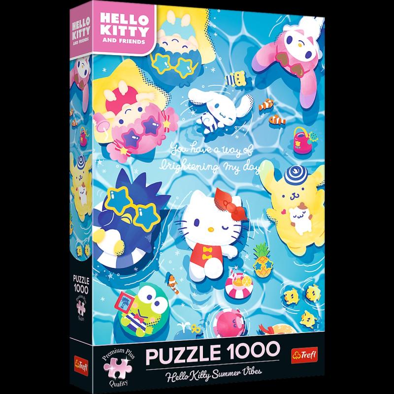 PUZZLE 1000 TREFL HELLO KITTY LETNI RELAKS PREMIUM PLUS