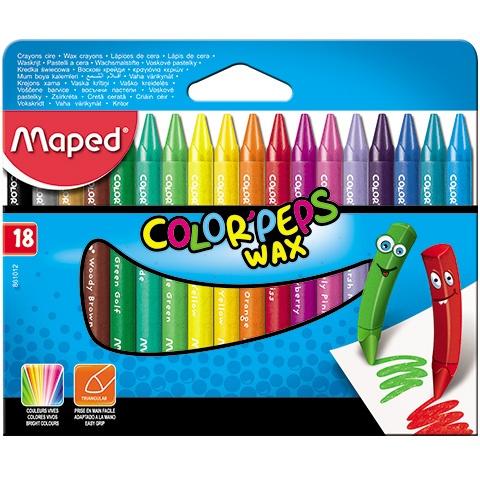 KREDKI 12 MAPED ŚWIECOWE COLORPEPS