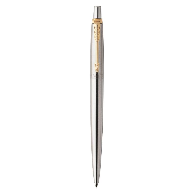 DŁUGOPIS PARKER JOTTER STAINLESS STEEL ŻELOWY CZARNY