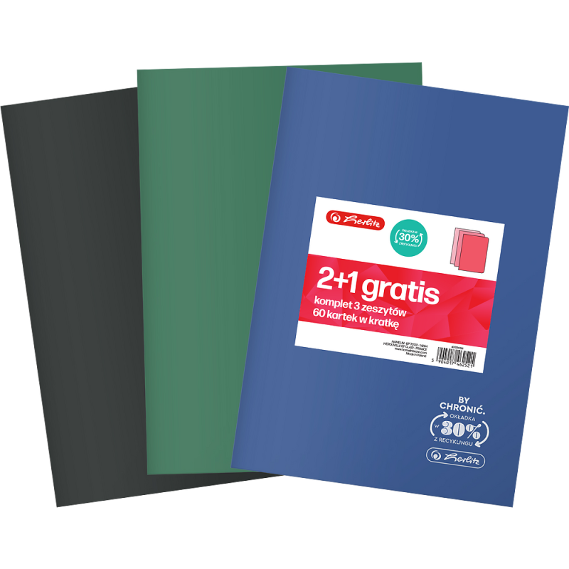 ZESZYT A5/60 # HERLITZ ECOPP 70G 2+1