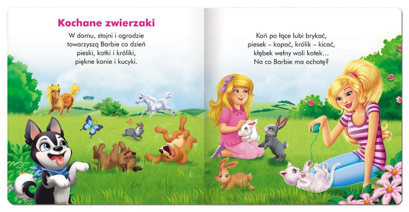 KSIĄŻECZKA BARBIE MOJE RYMOWANKI KOCHANE ZWIERZAKI