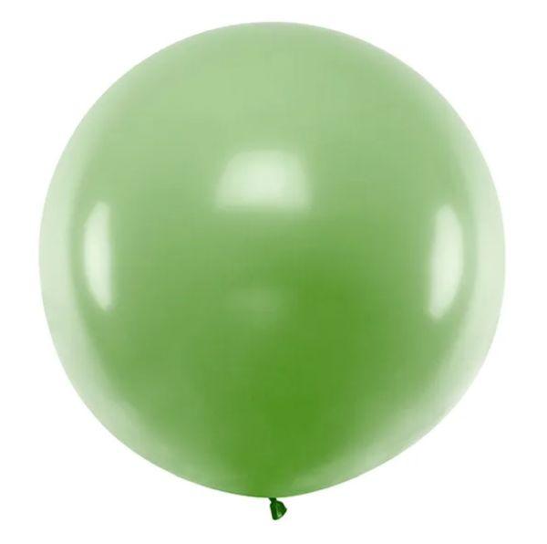 BALON OKRAGŁY 1M PASTEL GREEN