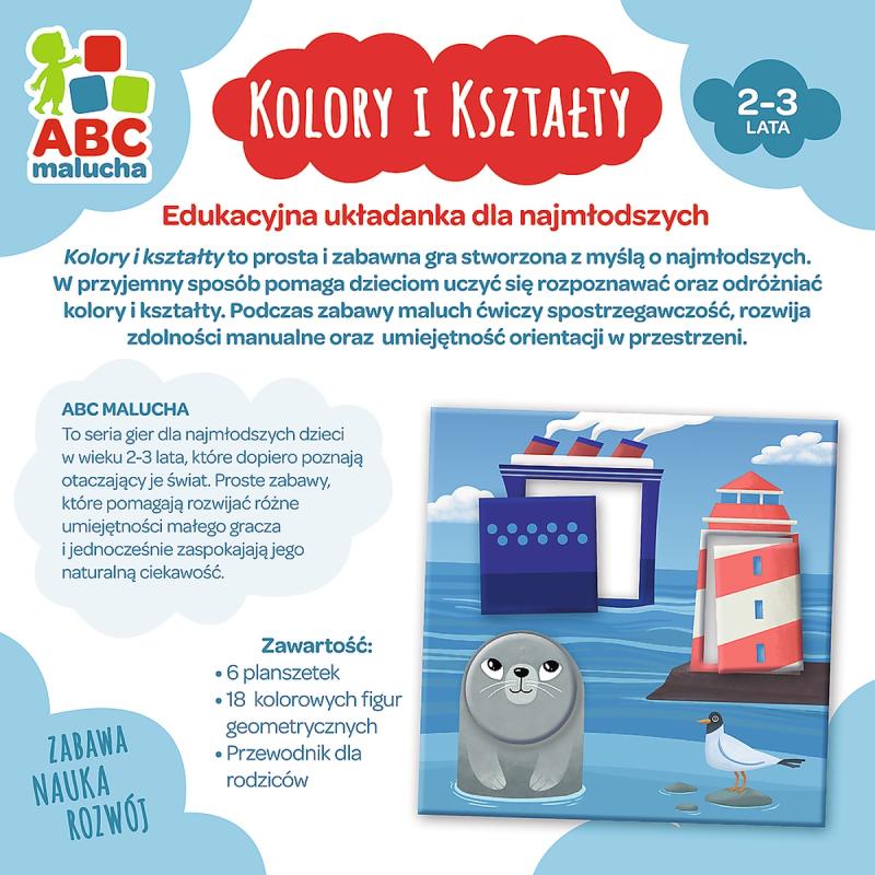GRA TREFL KOLORY I KSZTAŁTY-ABC MALUCHA