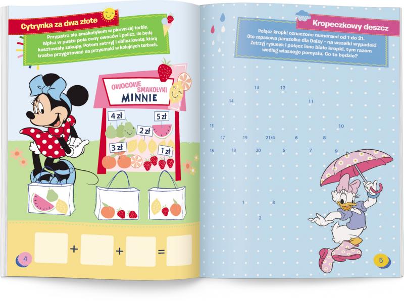 KSIĄŻECZKA MINNIE. ZADANIA DO ZMAZYWANIA