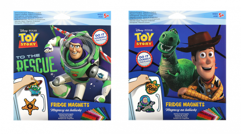 MAGNES NA LODÓWKĘ - MIX 2 WZORÓW TOY STORY DISNEY CORE