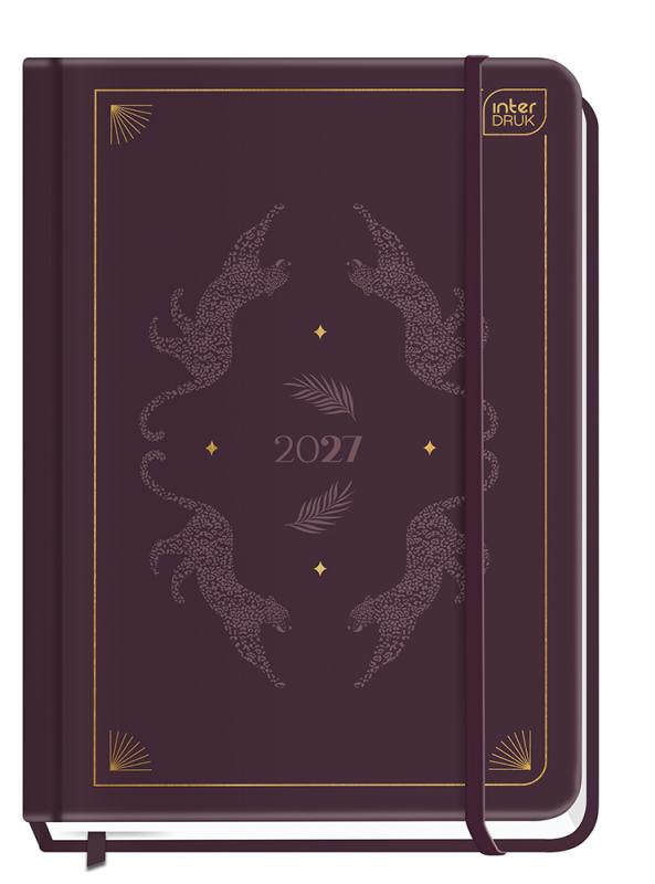 KALENDARZ KSIĄŻKOWY B6 192 METALIC SATIN 2027