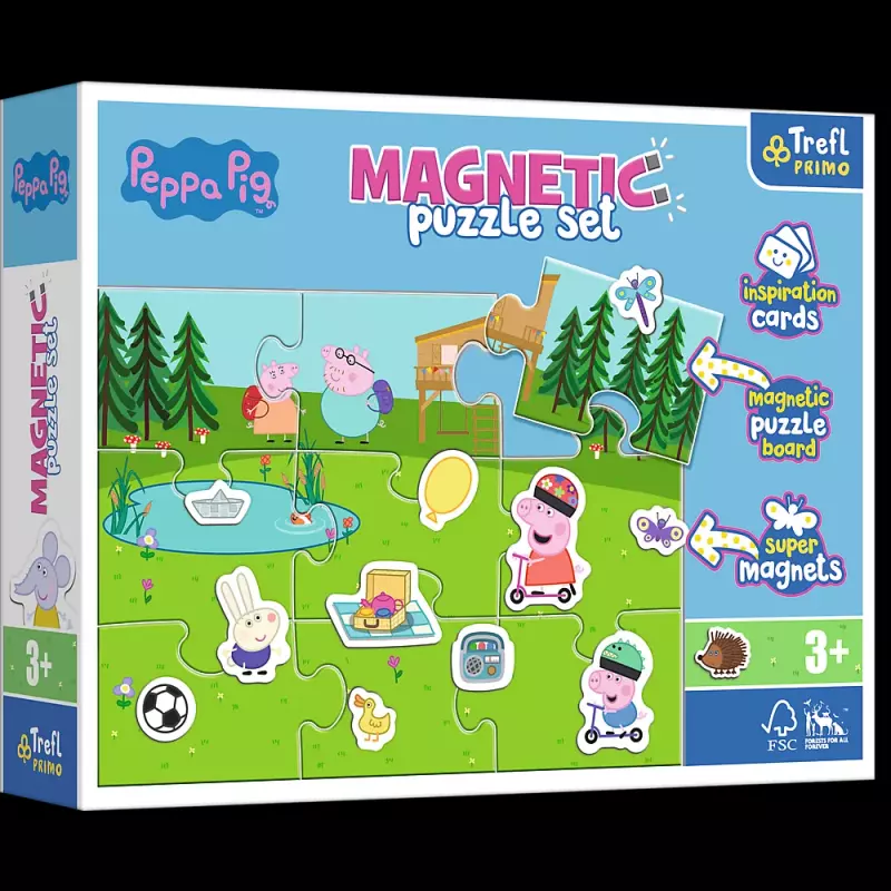 PUZZLE MAGNETYCZNE ZABAWY PEPPY