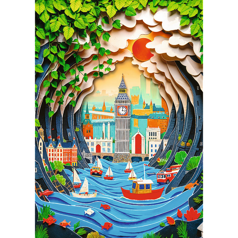 PUZZLE 1000 TREFL LONDYN