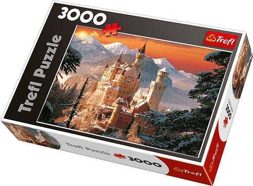 PUZZLE 3000 TREFL ZIMOWY ZAMEK NEUSCHWANSTEIN