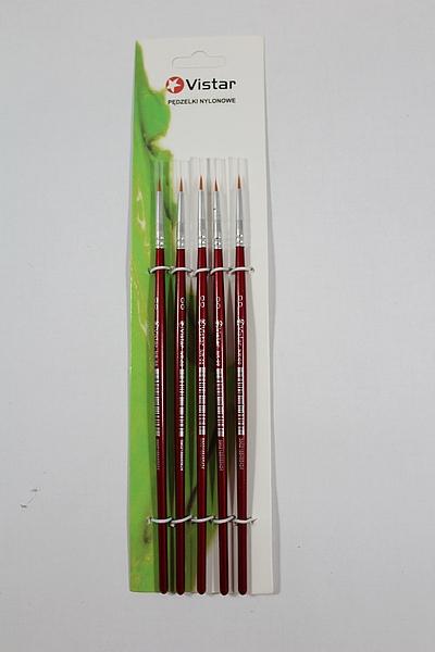 PĘDZELKI NYLONOWE 5 SZT/ NR-00