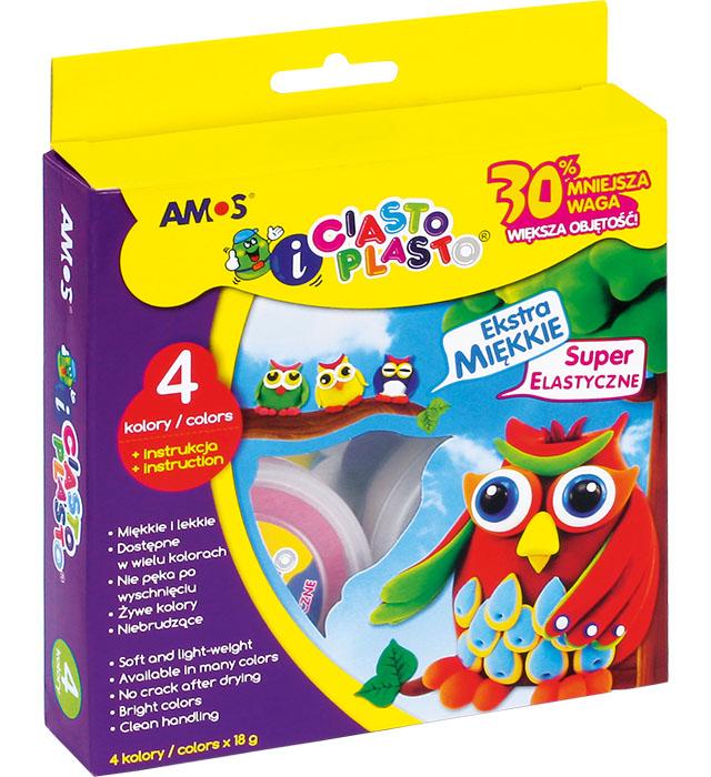CIASTOPLASTO AMOS IC18P4 - 4 KOLORY