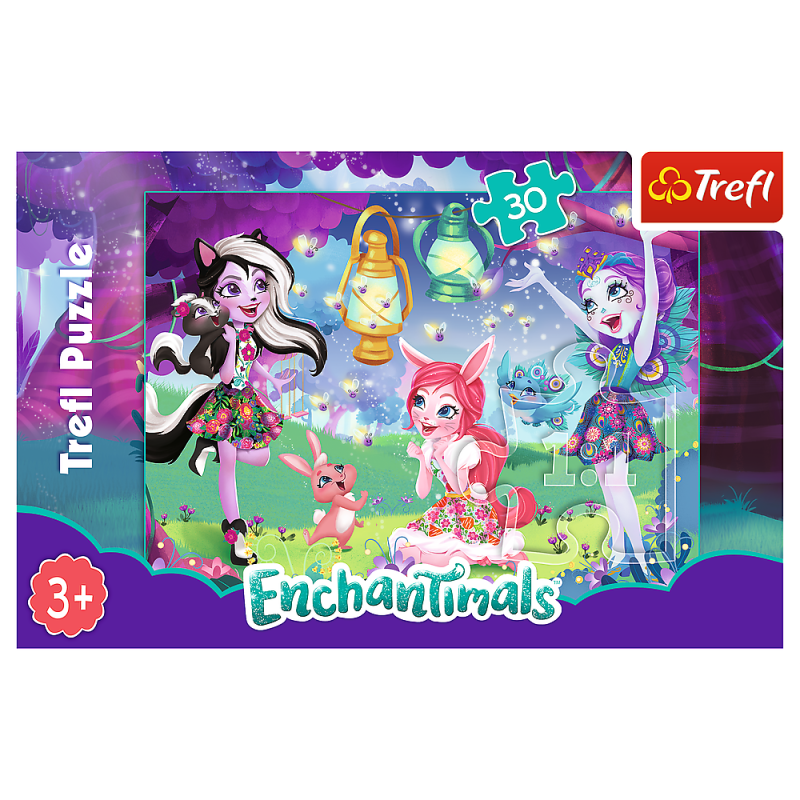 PUZZLE 30 TREFL MAGICZNY ŚWIAT ENCHANTIMALS