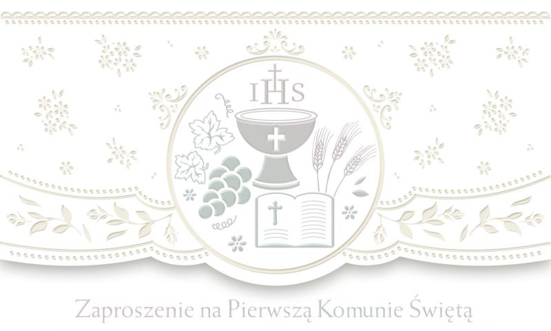 ZAPROSZENIE LUX EDITION Z LUX POLMAK KOMUNIA