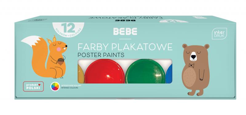 FARBY PLAKATOWE 12X20ML BB KIDS BBI