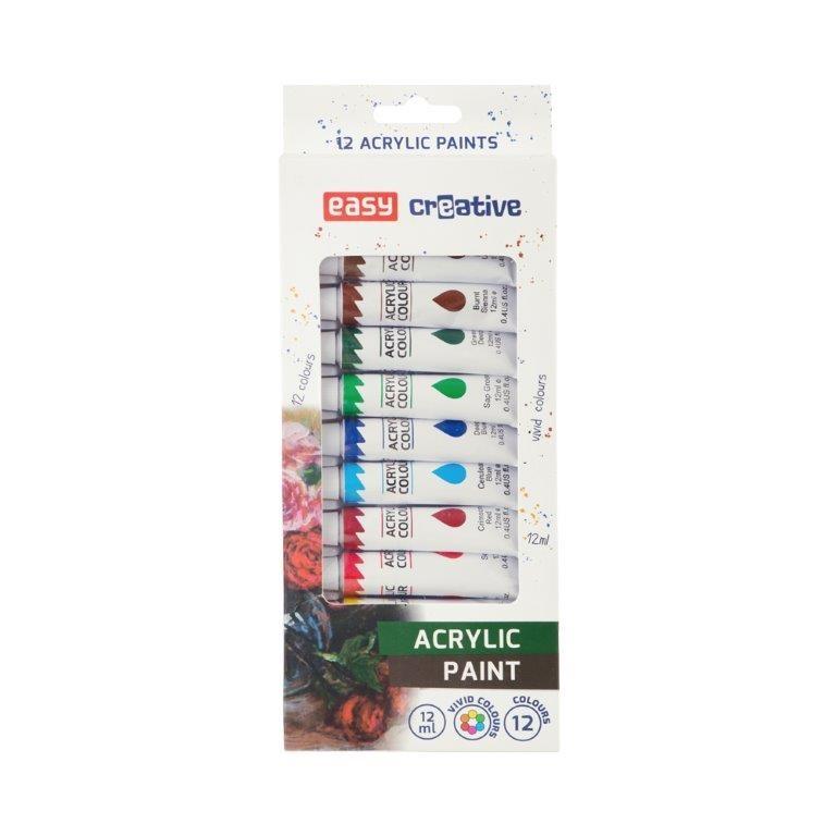 FARBY AKRYLOWE 12 EASY 12ML