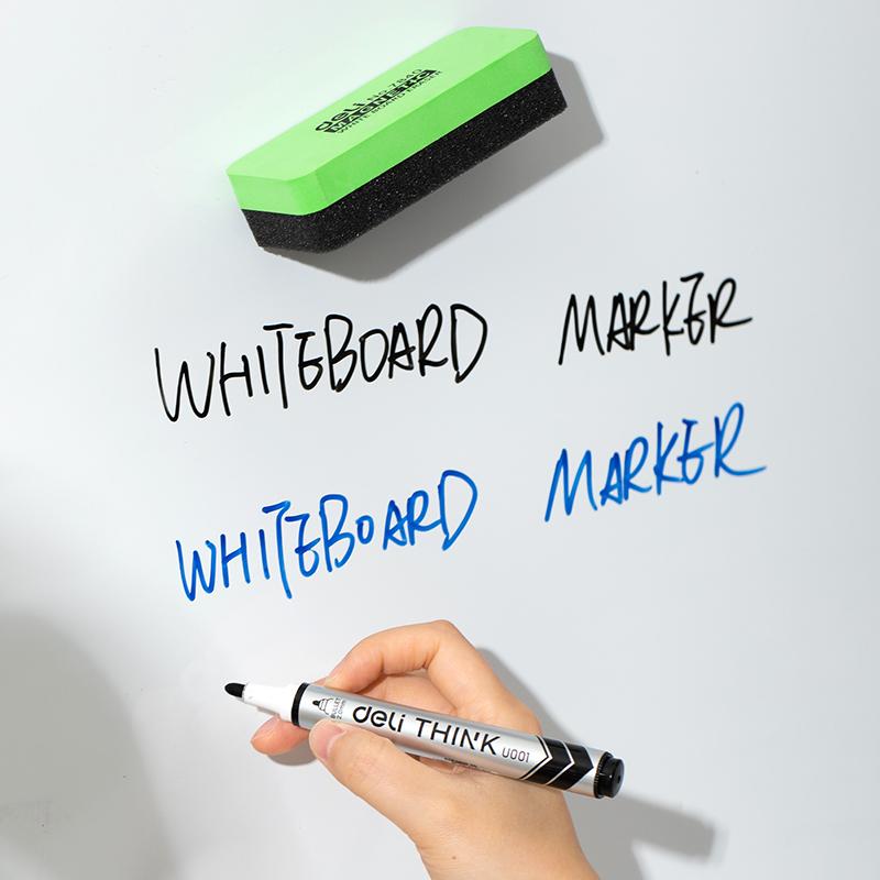 MARKER SUCHOŚCIERALNY OKRĄGŁY 2MM CZARNYX1 NIEBIESKIX1 GĄBKA