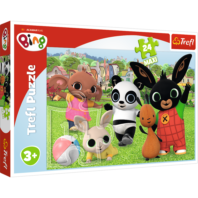 PUZZLE 24 TREFL MAXI ZABAWA W PARKU BING