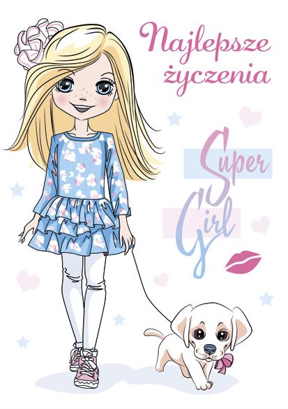 LAURKA B6B POLMAK BROKAT SERDECZNE ŻYCZENIA DZIECIĘCE