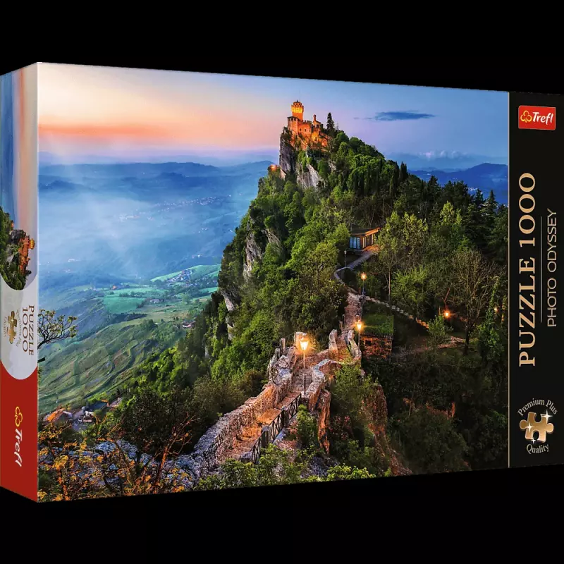 PUZZLE 1000 TREFL WIEŻA CESTA SAN MARINO