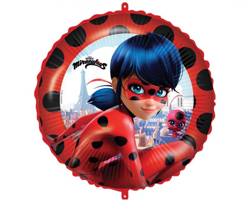 BALON FOLIOWY 14' FX - MIRACULOUS LADYBUG