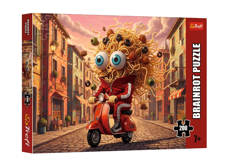 PUZZLE 200 TREFL BRAINROTS, BUNGOLETTI SPAGHETTINI