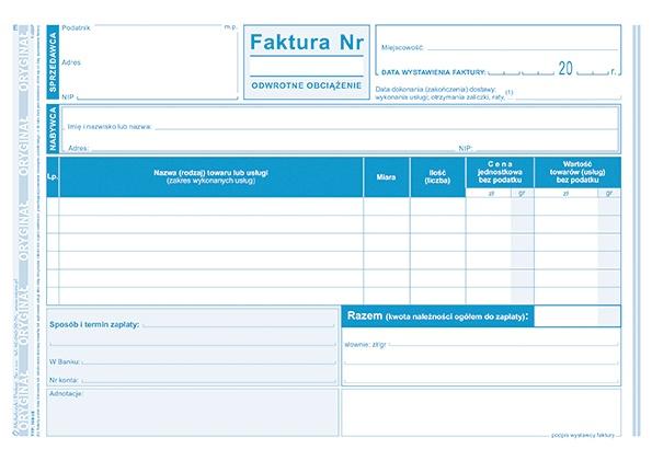 DRUK M FAKTURA 2/3 A4 MPP NETTO-PEŁNA