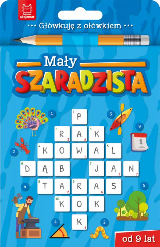 KSIĄŻECZKA MAŁY SZARADZISTA OD 9LAT.KSIĄŻECZKA NIEBIESKA
