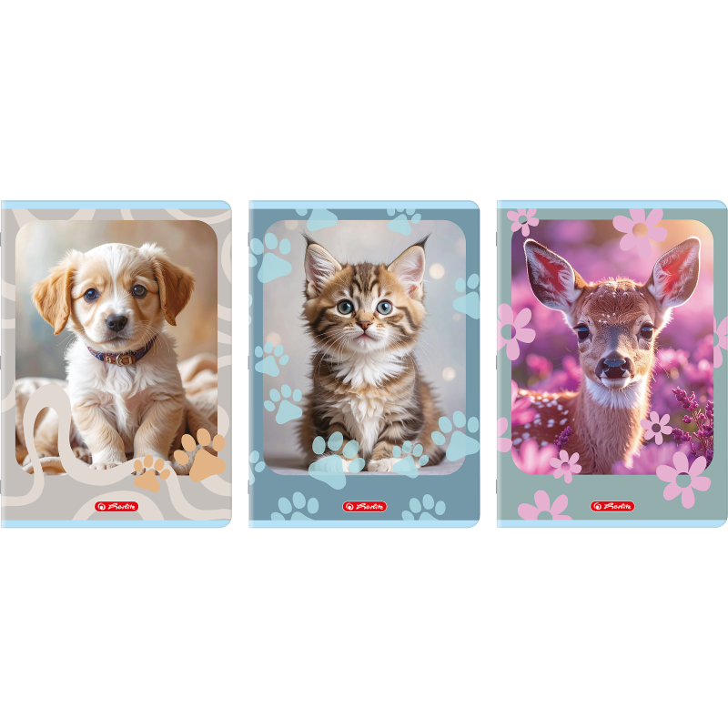ZESZYT A4/32 3= KOLOROWA HERLITZ ANIMALS 70G