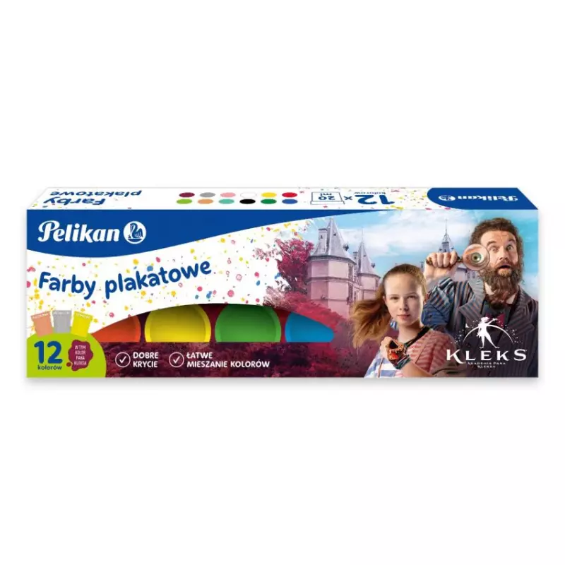 FARBY 12 PLAKATOWE KLEKS 20ML