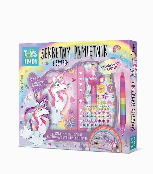 PAMIĘTNIK SECRET MESSAGE - UNICORN