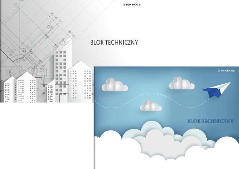 BLOK TECHNICZNY A4/10 TOP BASIC 140G