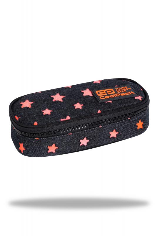 PIÓRNIK CP CAMPUS - DENIM ORANGE STARS