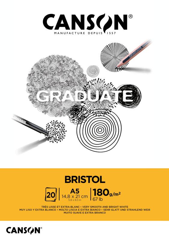 BLOK RYSUNKOWY A5/20 CANSON GRADUATE 180G