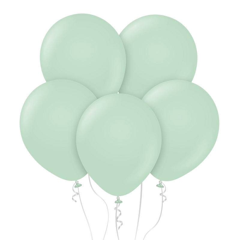 BALONY BEAUTY&CHARM MAKARONOWE ZIELONE 18' A'5