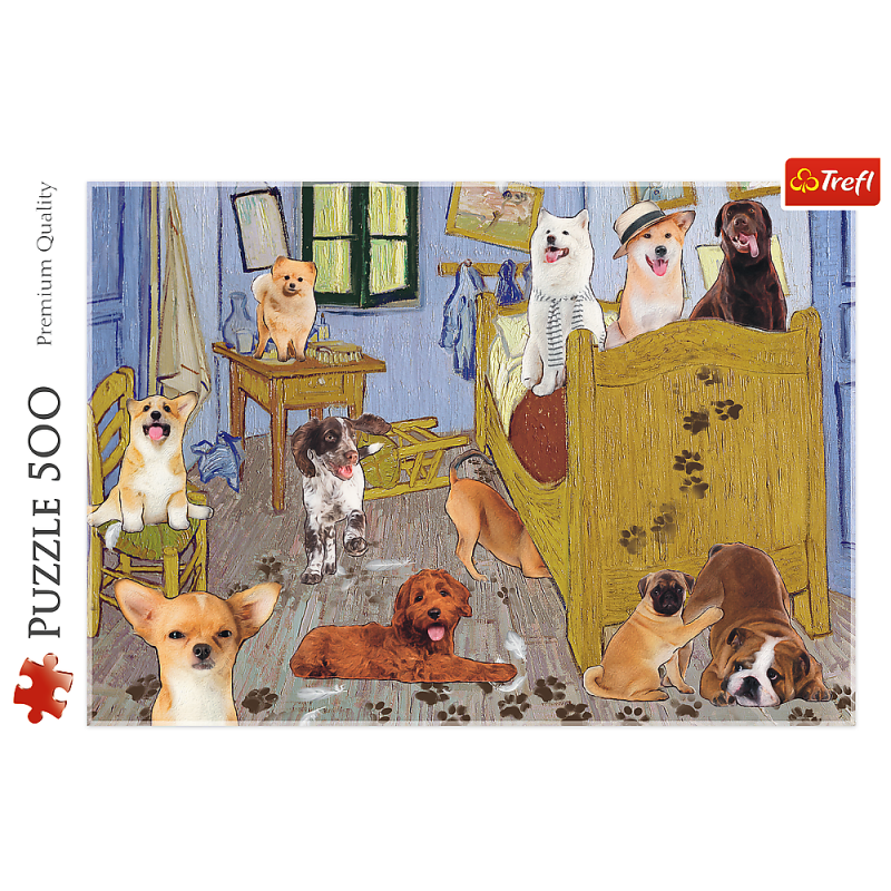 PUZZLE 500 TREFL POKÓJ VAN GOGHA – PSIA REWOLUCJA