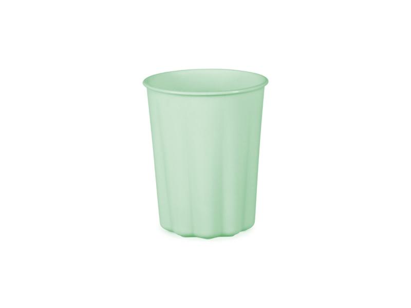 KUBECZKI PLASTIKOWE FALBANKA 220ML SZAŁWIOWY