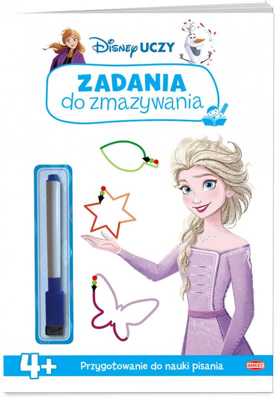 KSIĄŻECZKA DISNEY UCZY KRAINA LODU 2.ZADANIA DO ZMAZYWANIA