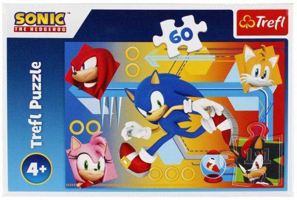 PUZZLE 60 TREFL SONIC W AKCJI