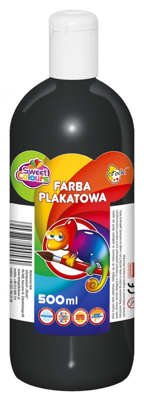 FARBA PLAKATOWA OTOCKI 500ML CZARNA