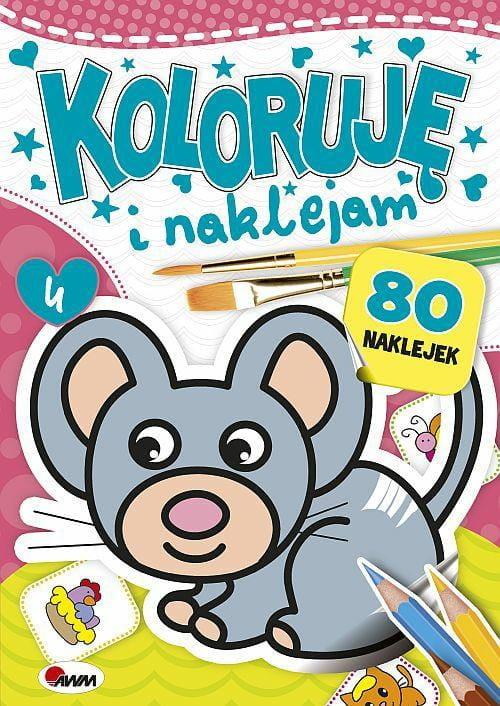 KSIĄŻECZKA KOLORUJĘ I NAKLEJAM 4/GM