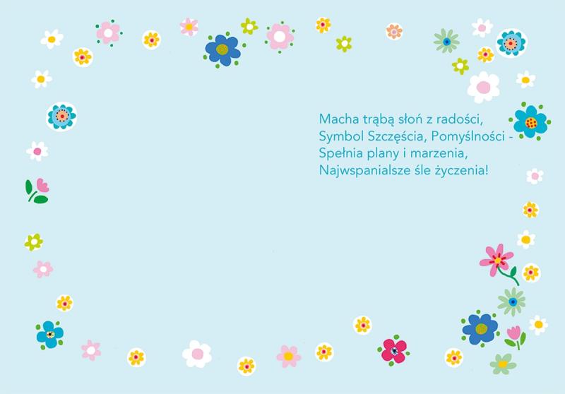KARNET B6 SŁOŃ Z PREZENTAMI #ŚWIĘTA