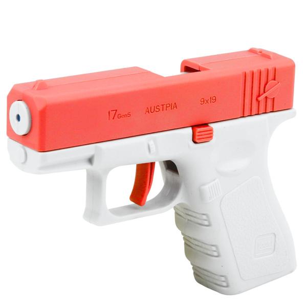 PISTOLET NA WODĘ MINI GLOCK BROŃ DLA DZIECI RÓŻOWY 13CM