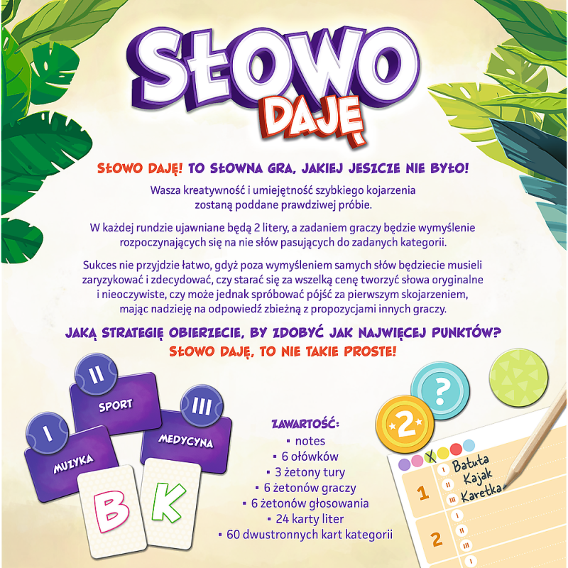 GRA TREFL SŁOWO DAJĘ