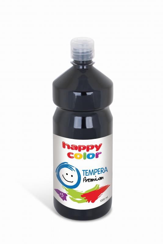 FARBY TEMPERA PREMIUM 1000ML CZARNA