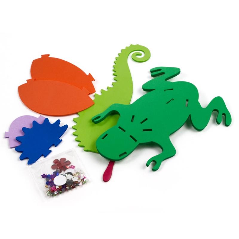ZESTAW KIDS CREATIVE Z PIANKI STWORY Z DŻUNGLI