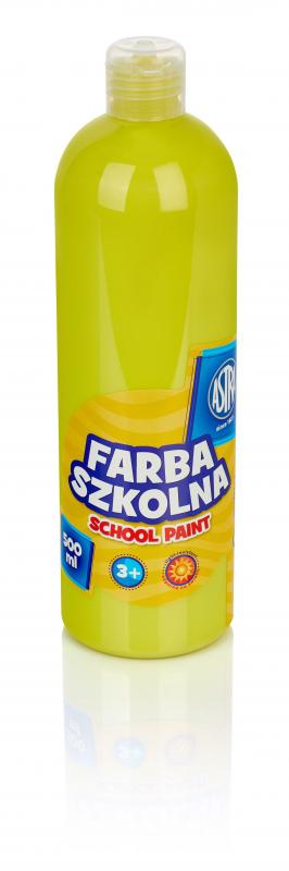 FARBA SZKOLNA ASTRA 500ML CYTRYNOWA