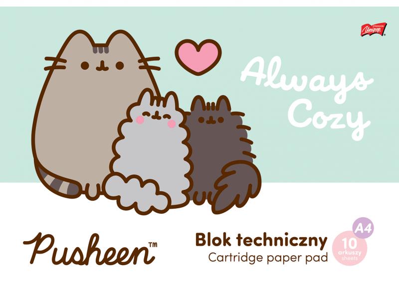 BLOK TECHNICZNY A4/10 PUSHEEN